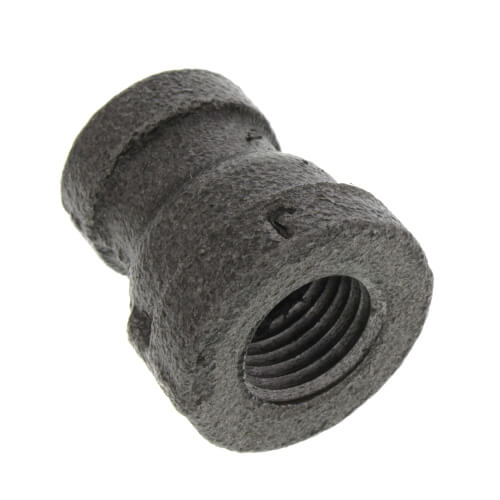 Main product image of 1/4" x 1/8" Black Reducing Coupling