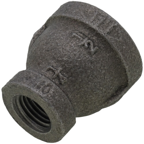 Main product image of 1/2" x 1/4" Black Reducing Coupling