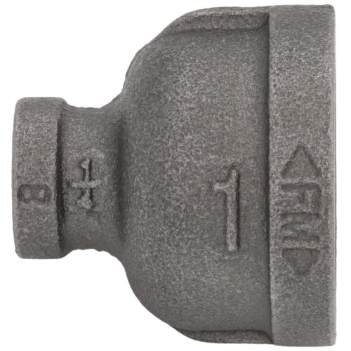 Main product image of 1" x 1/4" Black Reducing Coupling