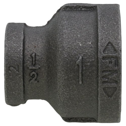 Main product image of 1" x 1/2" Black Reducing Coupling