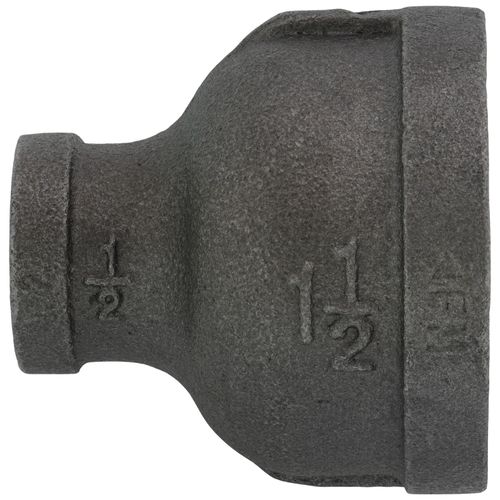 Main product image of 1-1/2" x 1/2" Black Reducing Coupling