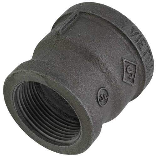 Main product image of 1-1/2" x 1-1/4" Black Reducing Coupling