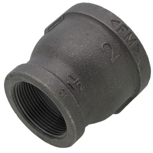 Main product image of 2" x 1-1/2" Black Reducing Coupling