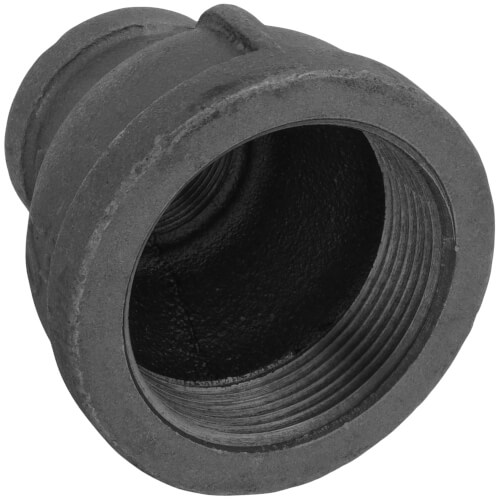 Main product image of 2-1/2" x 1-1/4" Black Reducing Coupling