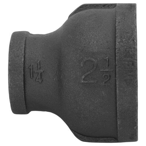 Main product image of 2-1/2" x 1-1/4" Black Reducing Coupling