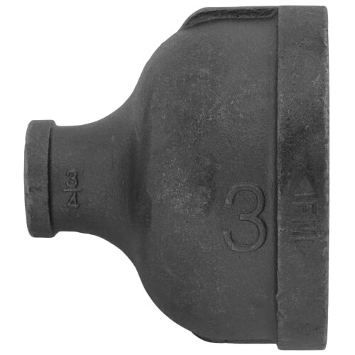 Main product image of 3" x 3/4" Black Reducing Coupling