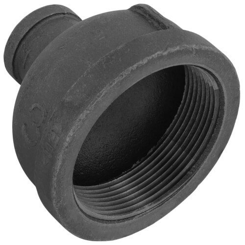 Main product image of 3" x 1" Black Reducing Coupling