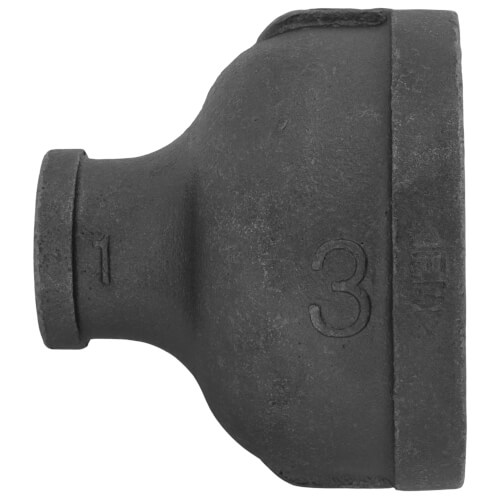 Main product image of 3" x 1" Black Reducing Coupling
