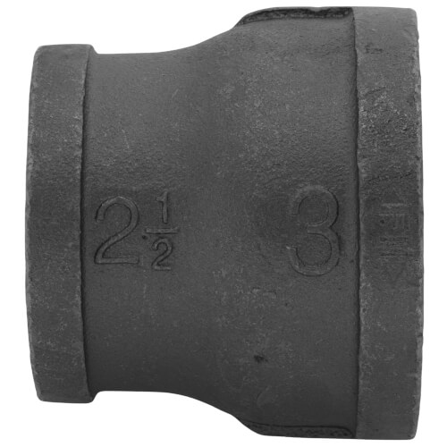 Main product image of 3" x 2-1/2" Black Reducing Coupling