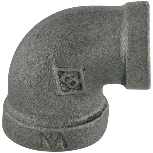 Main product image of 3/8" x 1/4" Black 90-Degree Reducing Elbow