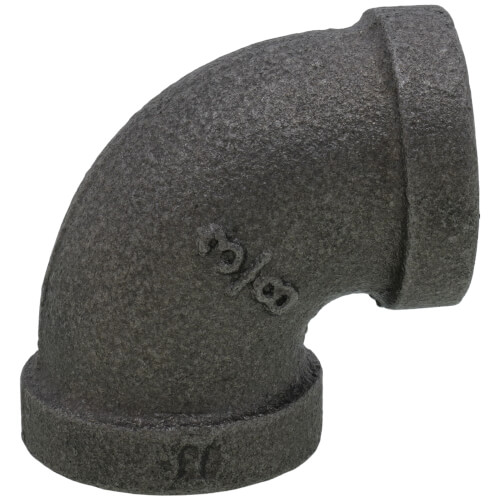 Main product image of 3/8" Black 90-Degree Elbow