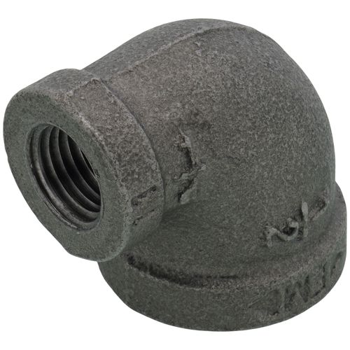 Main product image of 1/2" x 1/4" Black 90-Degree Reducing Elbow