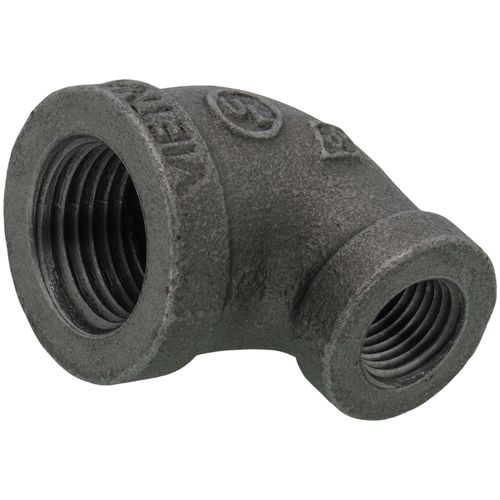 Main product image of 1/2" x 1/4" Black 90-Degree Reducing Elbow