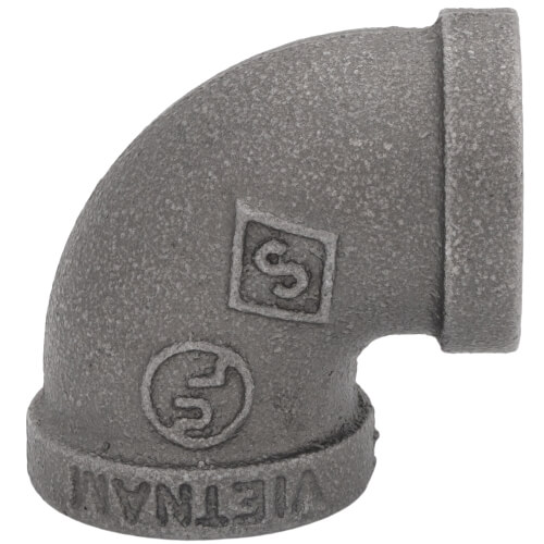 Main product image of 1/2" Black 90-Degree Elbow