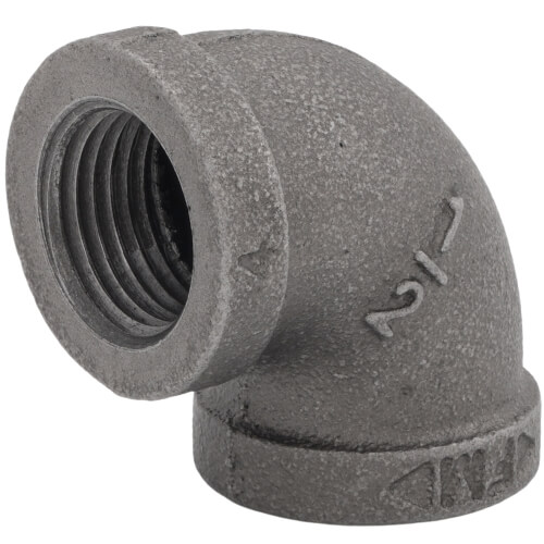 Main product image of 1/2" Black 90-Degree Elbow