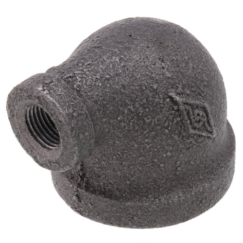 Main product image of 3/4" x 1/8" Black 90-Degree Reducing Elbow