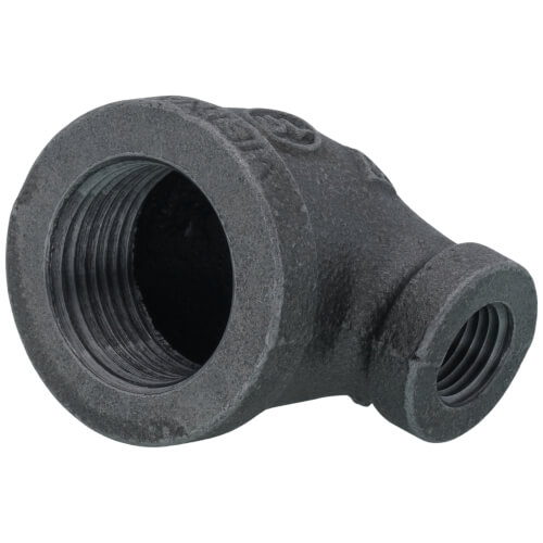Main product image of 3/4" x 1/4" Black 90-Degree Reducing Elbow