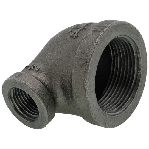 Main product image of 1-1/4" x 1/2" Black 90-Degree Reducing Elbow