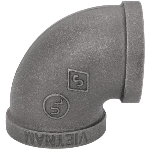 Main product image of 1-1/4" Black 90-Degree Elbow
