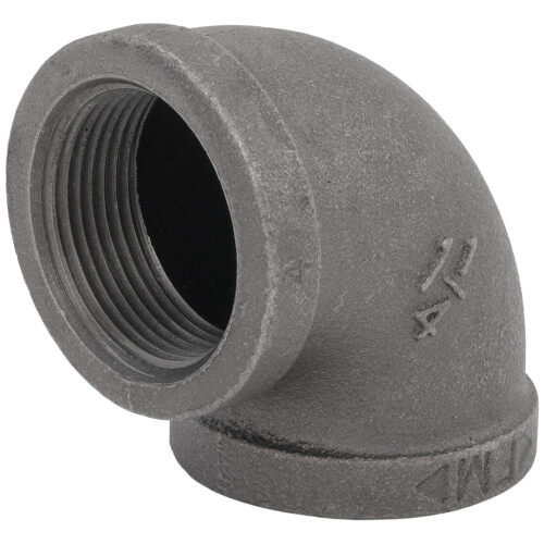 Main product image of 1-1/4" Black 90-Degree Elbow