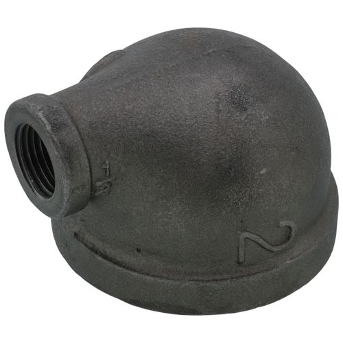 Main product image of 2" x 1/2" Black 90-Degree Reducing Elbow