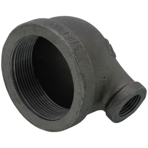 Main product image of 2" x 1/2" Black 90-Degree Reducing Elbow