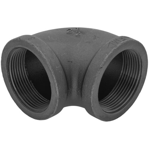 Main product image of 2-1/2" Black 90-Degree Elbow