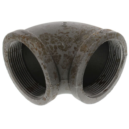 3" Black 90° Elbow