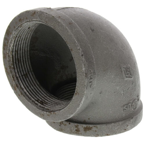 3" Black 90° Elbow