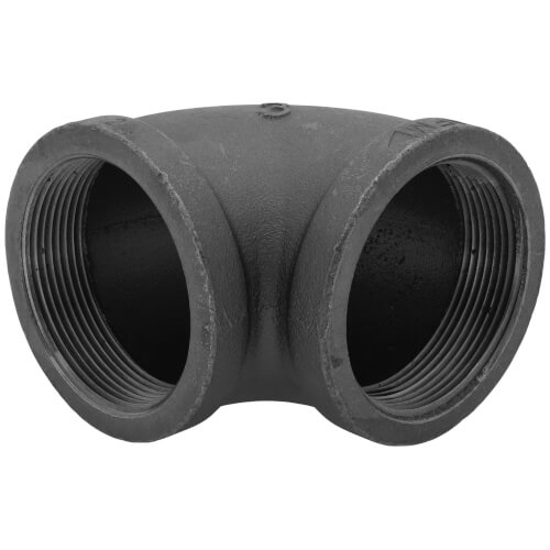 Main product image of 3" Black 90-Degree Elbow