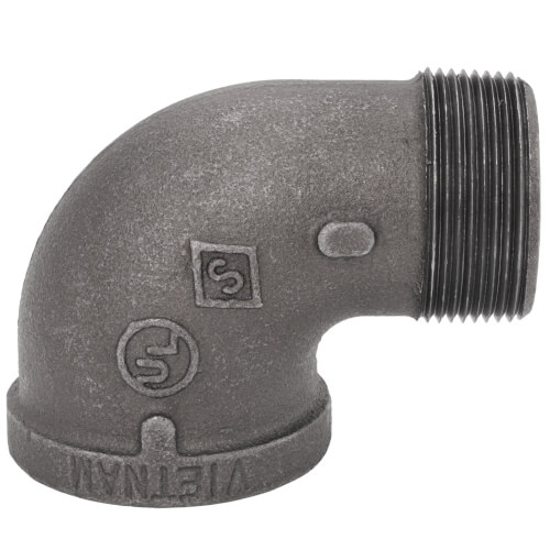 Main product image of 1-1/2" Black 90-Degree Street Elbow