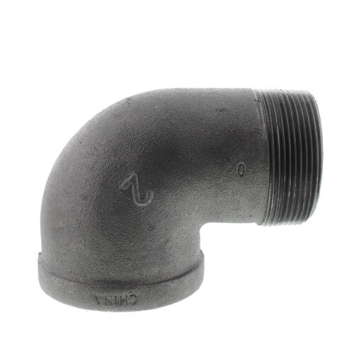 2" Black 90° Street Elbow