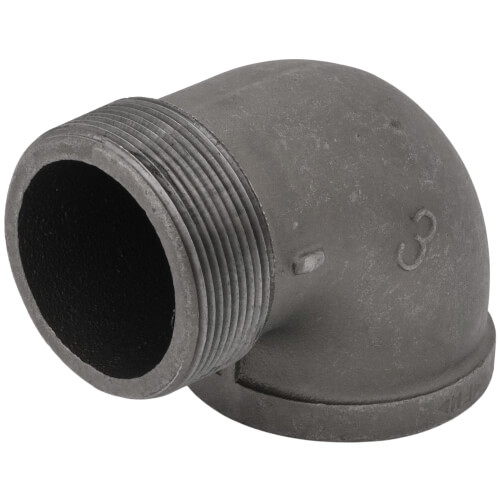 Main product image of 3" Black 90-Degree Street Elbow