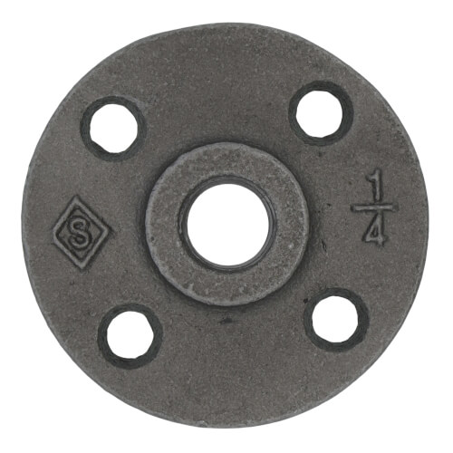 Main product image of 1/4" Black Floor Flange