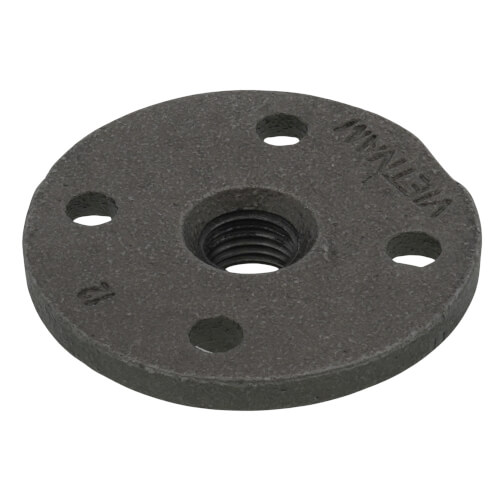 Main product image of 1/4" Black Floor Flange