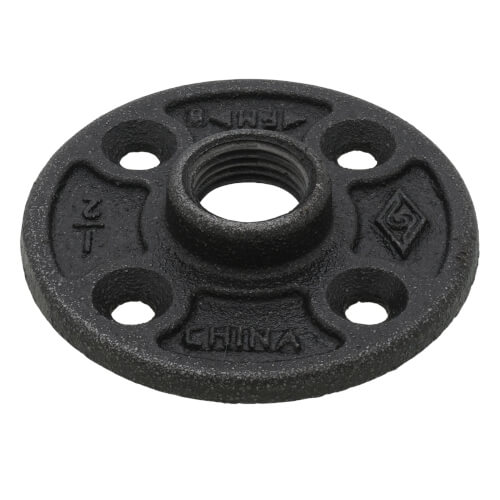 Main product image of 1/2" Black Floor Flange