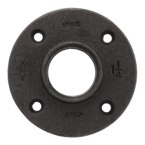 Main product image of 1-1/4" Black Floor Flange