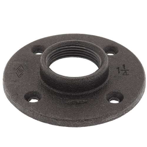 Main product image of 1-1/4" Black Floor Flange