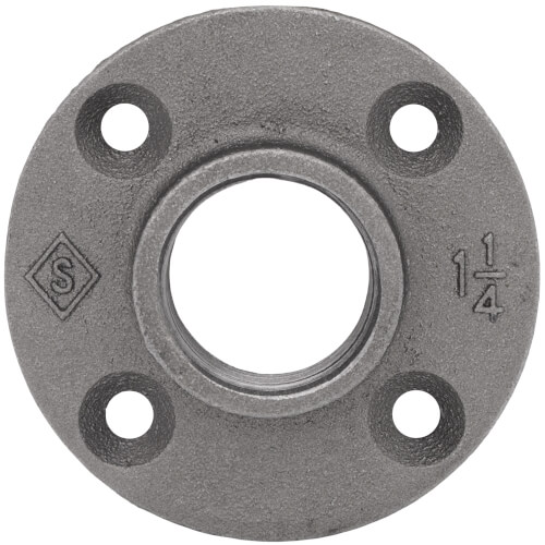 Main product image of 1-1/4" Black Floor Flange