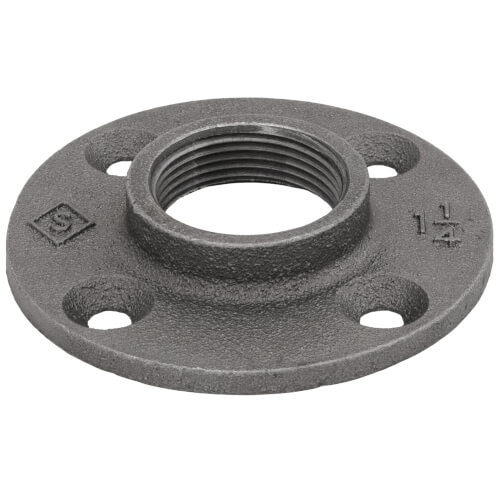 Main product image of 1-1/4" Black Floor Flange