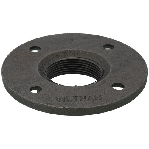 Main product image of 1-1/2" Black Floor Flange