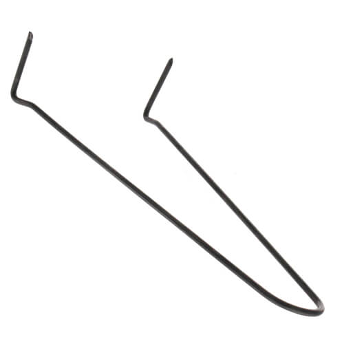 Main product image of 1/2" x 8" Black Carbon Steel Pipe Hook