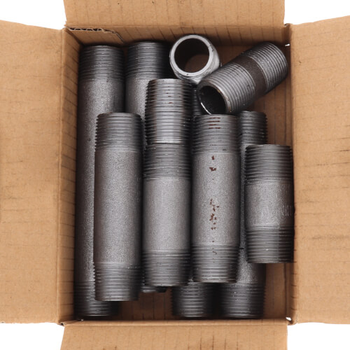 Main product image of 3/4" Sch 80 Heavy Duty Black Nipple Set (Close to 6" Length)