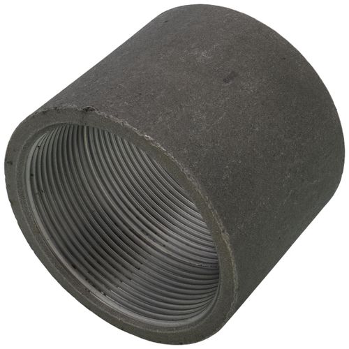 Main product image of 3" Black Steel Merchant Coupling Taper Tapped