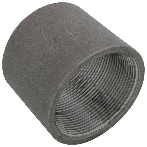 Main product image of 3" Black Steel Merchant Coupling Taper Tapped