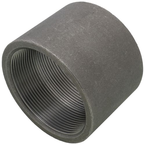 Main product image of 3-1/2" Black Steel Merchant Coupling Taper Tapped