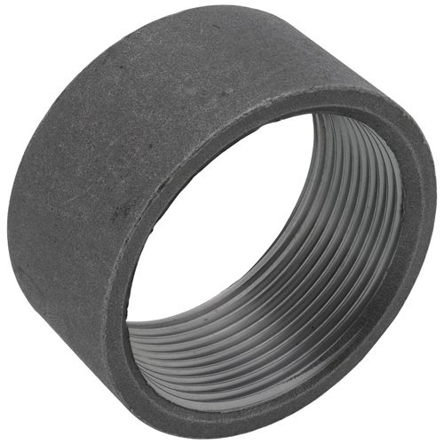 Main product image of 2-1/2" Black Merchant Half Coupling Taper Tapped