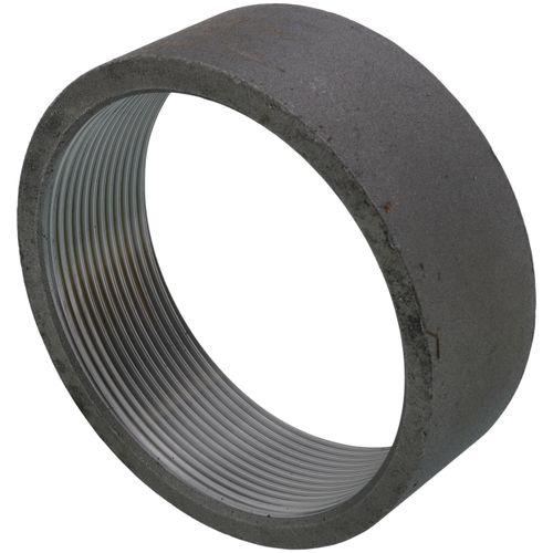 Main product image of 4" Black Merchant Half Coupling Taper Tapped