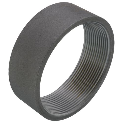 Main product image of 4" Black Merchant Half Coupling Taper Tapped
