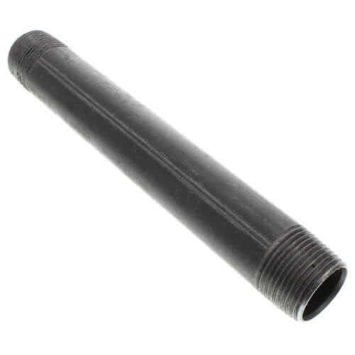 3/4" x 7" Black Nipple
